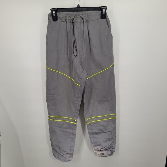 Hot & delicious womens small gray windbreaker pants jogger elastic drawstring - Picture 9 of 9